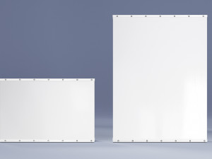 sample model of split air conditioner outdoor box low poly 3Dモデル