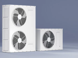 sample model of split air conditioner outdoor box low poly 3D Model