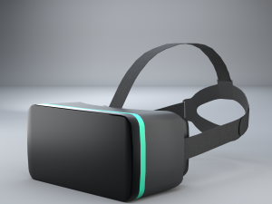 vr goggles headset simple Modello 3D