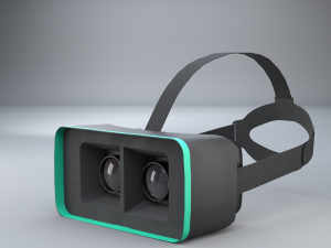 vr goggles headset simple 3D Model