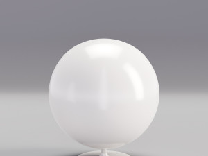 chair ball furniture cartoon hi tech style Modèle 3D