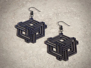 impossible shapes 3 earrings pendant jewelry design 3D Print Model