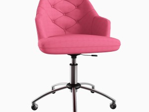 tufted desk chair 3D Model