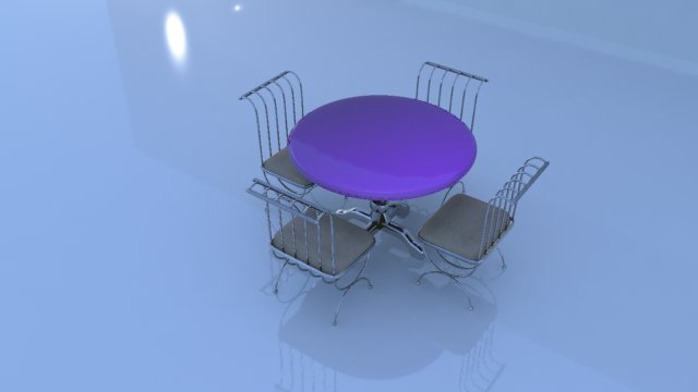table and chair 3D मॉडल .c4d .max .obj .3ds .fbx .stl .blend 