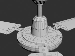 ceiling fan 3D मॉडल