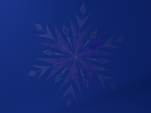 frozen snowflakes 3Dモデル