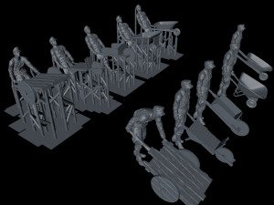 ww2 german soldiers pioniere part 1 3D Print Model
