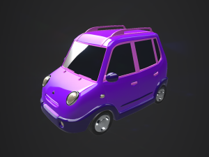 cartoon car Model 3D