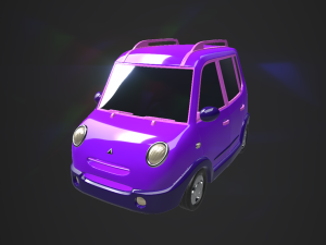 cartoon car 3D-Modell