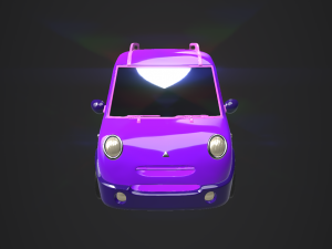 cartoon car 3D-Modell