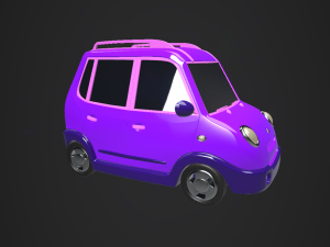 cartoon car 3D-Modell