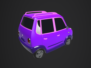 cartoon car 3D-Modell