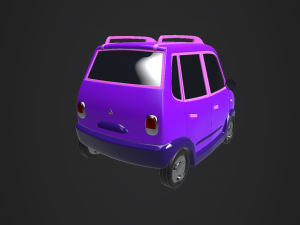 cartoon car 3D-Modell