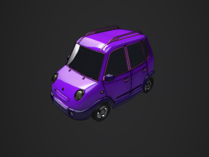 cartoon car 3D-Modell