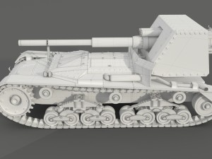 tank ansaldo 90mm l53 3D Model