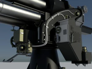 canion flak 18 88mm 3D Model