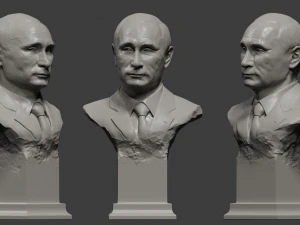 Putin Vladimiro Modello 3D
