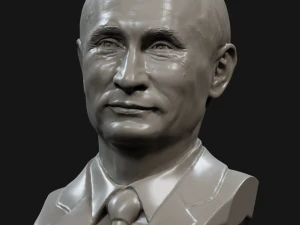 putin vladimir smile 3D Model