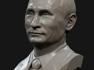 putin vladimir smile 3D Model
