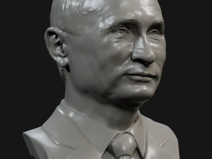 putin vladimir smile 3D Model