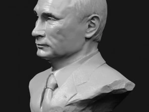 putin v bust 2 3D Model