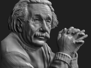 albert einstein relief 1 3D Model