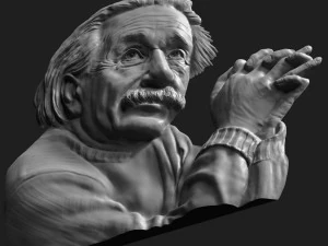 albert einstein relief 1 3D Model