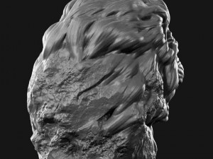 lion face Modello 3D