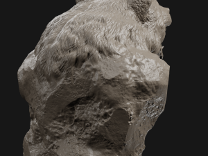 bear grin bust 3d print model 3D Print Model