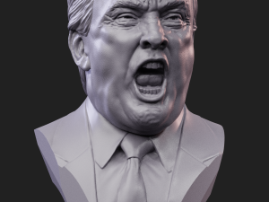 angry trump 3D Print Model