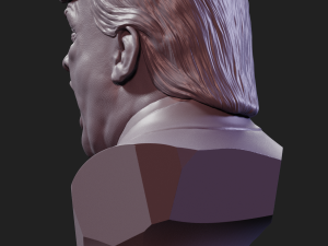 angry trump 3D Baskı Modeli