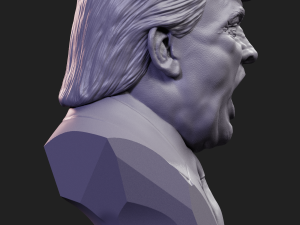 angry trump 3D Baskı Modeli