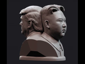 donald and kim 1 3D Print Model