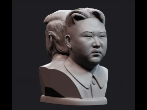 donald and kim 1 3D Print Model
