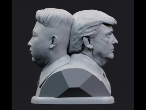 donald and kim 1 3D Print Model