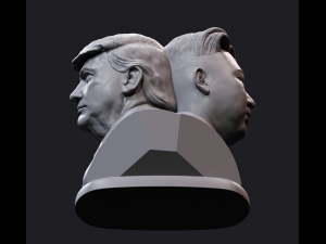 donald and kim 1 Model Cetak 3D