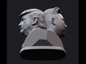 donald and kim 1 3D Print Model