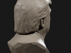donald trump bust 4 3D Print Model