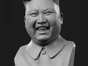 kim jong-un 2 laughs 3D Print Model