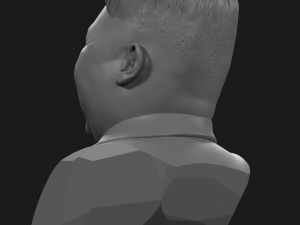 kim jong-un 2 laughs Modelo de Impressão 3D