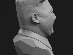 kim jong-un 2 laughs 3D Print Model