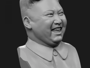 kim jong-un 2 laughs 3D Print Model