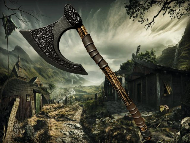 axe 3D Model .c4d .max .obj .3ds .fbx .stl .blend 