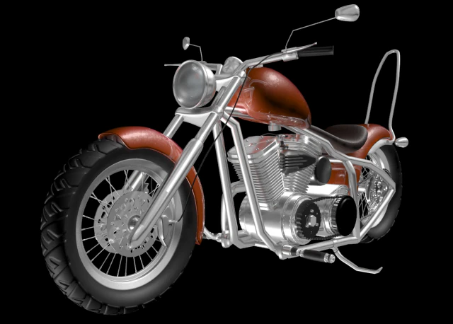 motocicleta Modelo 3D .c4d .max .obj .3ds .fbx .stl .blend 