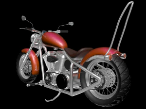motocicleta Modelo 3D