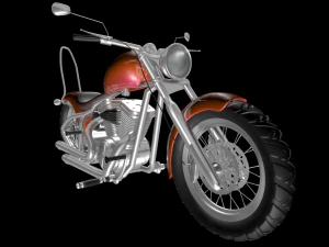 motocicleta Modelo 3D