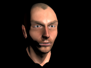 human face 3D Model