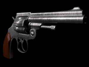 revolver 3D-Modell
