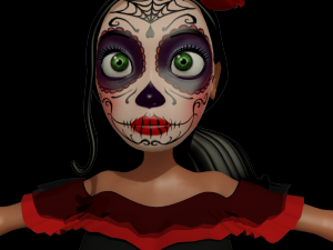 mexican girl 3D Model