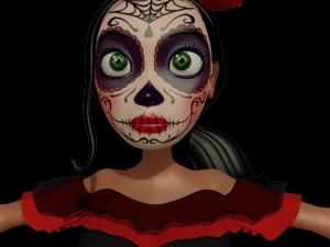 mexican girl 3D Model